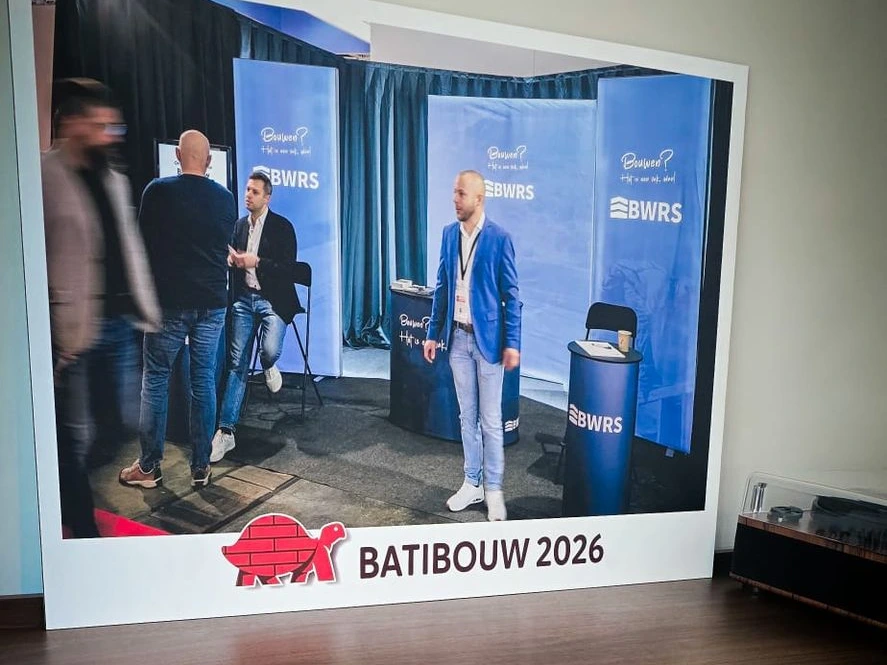 Foto van onze BWRS stand op Batibouw