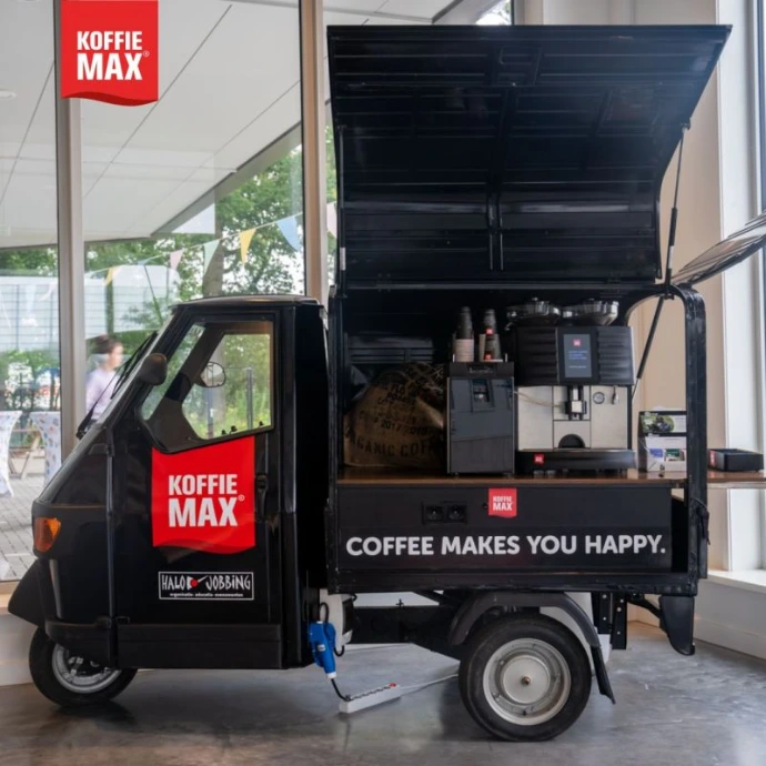 Koffie van Koffiemax tijdens dit gezellige netwerk event